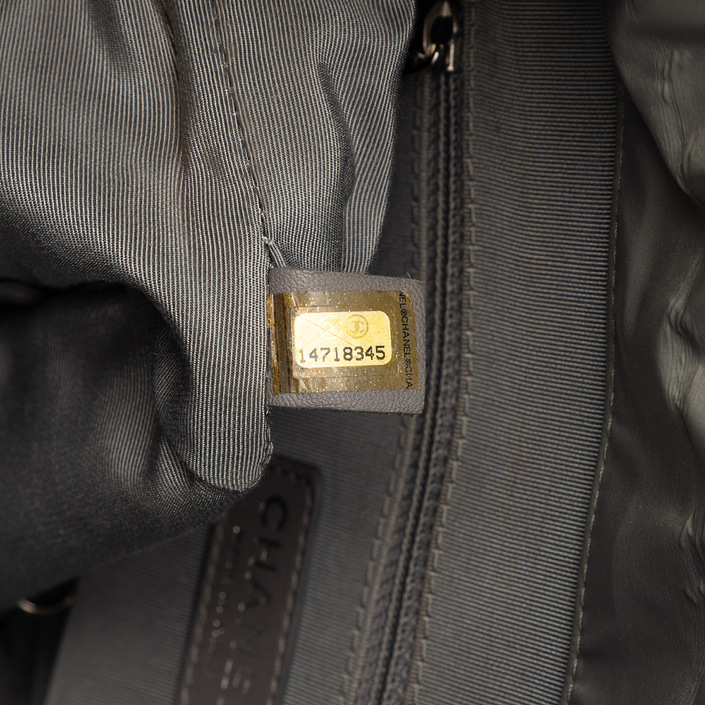 Pre-Loved Chanel Paris Byzance Nylon Tweed On Stitch Tote - Picture 6 of 8
